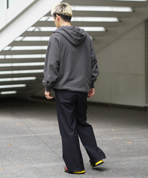 JIEDA(ジエダ)の「JieDa/ジエダ PIGMENT J LOGO ZIP UP HOODIE JIE-24W-CT09(パーカー・メンズ・サックスブルー/レッド/ブラック・FREE)」の7枚目の写真