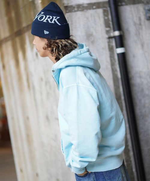 JIEDA(ジエダ)の「JieDa/ジエダ PIGMENT J LOGO ZIP UP HOODIE JIE-24W-CT09(パーカー・メンズ・サックスブルー/レッド/ブラック・FREE)」の14枚目の写真