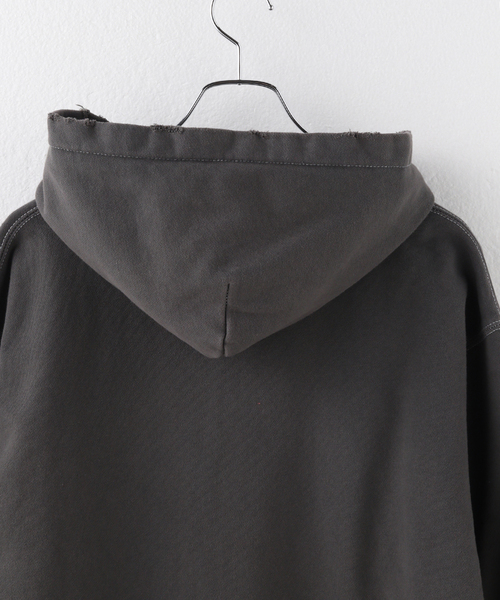 JIEDA(ジエダ)の「JieDa/ジエダ PIGMENT J LOGO ZIP UP HOODIE JIE-24W-CT09(パーカー・メンズ・サックスブルー/レッド/ブラック・FREE)」の20枚目の写真