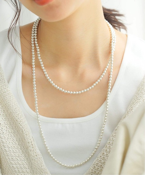 Framework INDIAN JEWELRY 5mm ビーズネックレス INDIAN JEWELRY 5mm シャイニービーズネックレス20インチ