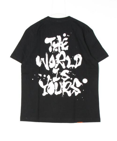 ROYAL FLASH(ロイヤルフラッシュ)の「NO NAME_ME/ノーネームミー/THE WORLD IS YOURS TEE(Tシャツ/カットソー・メンズ・ホワイト/ブラック・M/L/XL)」の15枚目の写真