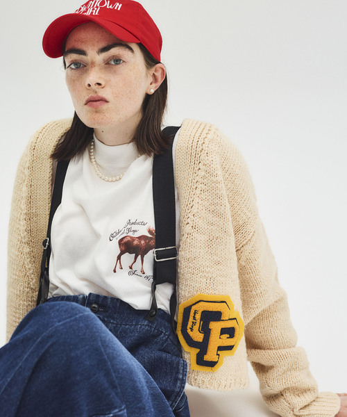 OUTDOOR PRODUCTS（アウトドアプロダクツ）の「DOWNTOWN GIRL CAP（キャップ・レディース・ネイビー/レッド/ブラウン/ホワイト・FREE）」の8枚目の写真