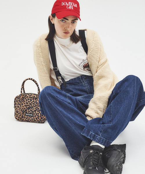 OUTDOOR PRODUCTS（アウトドアプロダクツ）の「DOWNTOWN GIRL CAP（キャップ・レディース・ネイビー/レッド/ブラウン/ホワイト・FREE）」の9枚目の写真