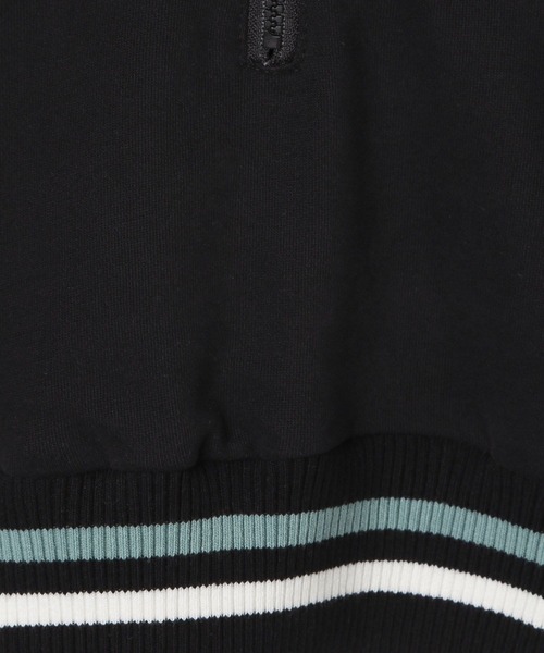 10C REPIPI（ジューシーレピピ）の「【10C REPIPI】ハーフZIPラインリブトップス（スウェット・キッズ・ブラック/グレー/アイボリー・120cm/110cm/130cm）」の22枚目の写真