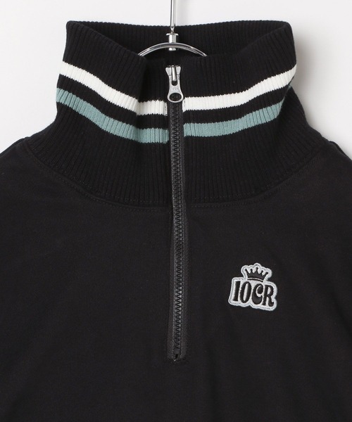 10C REPIPI（ジューシーレピピ）の「【10C REPIPI】ハーフZIPラインリブトップス（スウェット・キッズ・ブラック/グレー/アイボリー・120cm/110cm/130cm）」の14枚目の写真