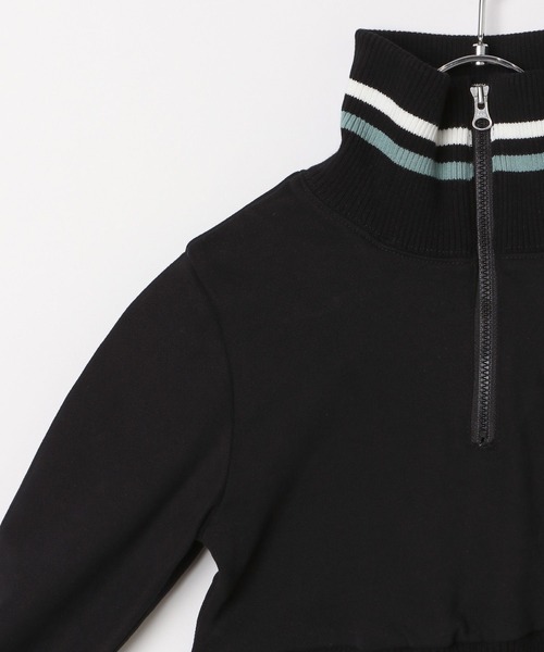 10C REPIPI（ジューシーレピピ）の「【10C REPIPI】ハーフZIPラインリブトップス（スウェット・キッズ・ブラック/グレー/アイボリー・120cm/110cm/130cm）」の15枚目の写真