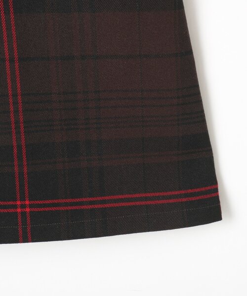 Dessin（デッサン）の「◆チェック巻き風スカート（スカート・キッズ・ブラウン系その他2/ブルー系その他3/スモーキーグリーン系2・14/13/12/11）」の9枚目の写真