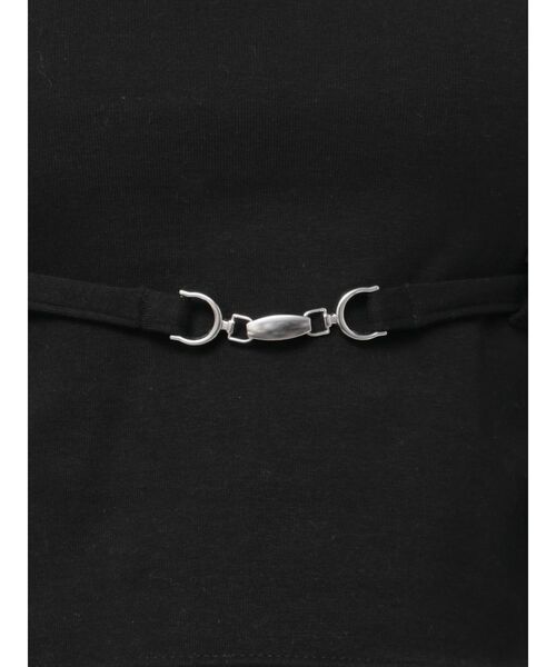 EMODA(エモダ)の「UNDER CHARM FIT L/T(Tシャツ/カットソー・レディース・ブルー/ブラック/ホワイト・FREE)」の13枚目の写真