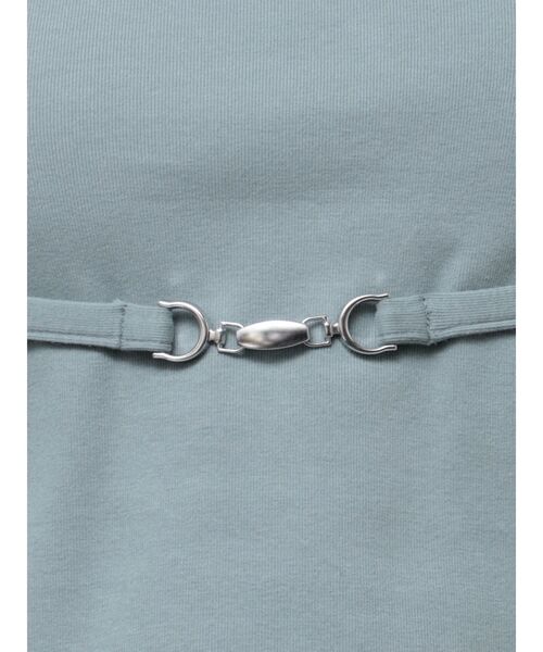 EMODA(エモダ)の「UNDER CHARM FIT L/T(Tシャツ/カットソー・レディース・ブルー/ブラック/ホワイト・FREE)」の14枚目の写真