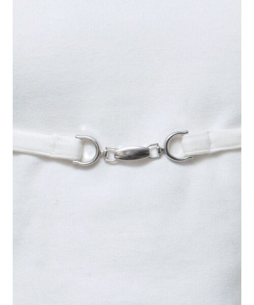 EMODA(エモダ)の「UNDER CHARM FIT L/T(Tシャツ/カットソー・レディース・ブルー/ブラック/ホワイト・FREE)」の15枚目の写真