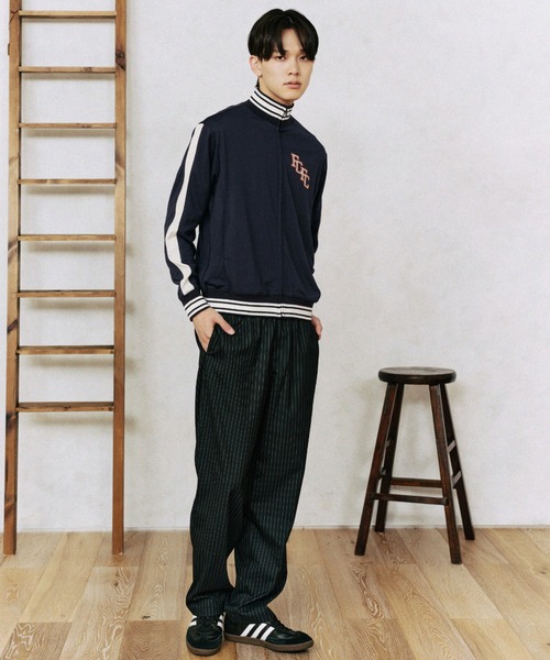 FCMM(エフシーエムエム)の「【UNISEX】LINED TRACK JACKET/ライントラックジャケット(ジャージ・メンズ・ネイビー/ホワイト/ブルー・LARGE/MEDIUM)」の12枚目の写真