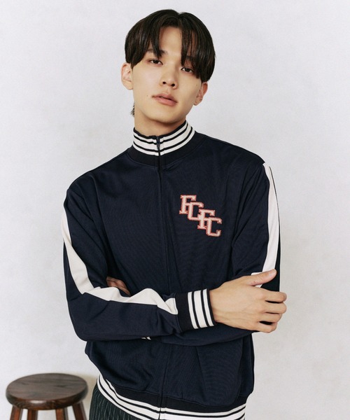 FCMM(エフシーエムエム)の「【UNISEX】LINED TRACK JACKET/ライントラックジャケット(ジャージ・メンズ・ネイビー/ホワイト/ブルー・LARGE/MEDIUM)」の13枚目の写真