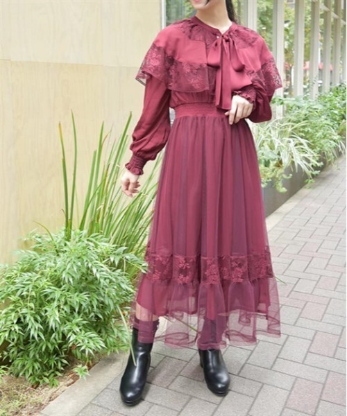 axes femme（アクシーズファム）｜ワンピース/ドレス（レッド系）一覧