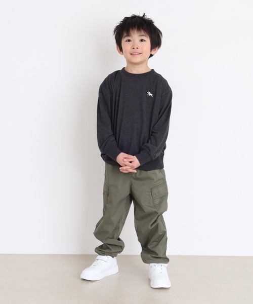 POLOCHAMPS（ポロチャンプス）の「POLOCHAMPS トレーナー KIDS（スウェット・キッズ・ブラック/ダークグリーン/ベージュ/ネイビー/オートミール/杢グレー/ヘザーチャコール/チャコール・110/120/130/140/150/160）」の19枚目の写真