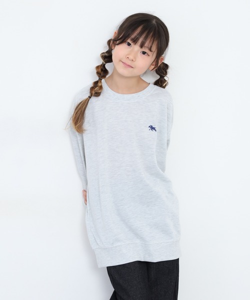 POLOCHAMPS（ポロチャンプス）の「POLOCHAMPS トレーナー KIDS（スウェット・キッズ・ブラック/ダークグリーン/ベージュ/ネイビー/オートミール/杢グレー/ヘザーチャコール/チャコール・110/120/130/140/150/160）」の22枚目の写真
