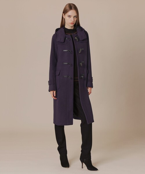 MACKINTOSH LONDON（マッキントッシュ ロンドン）の「【LERWICK/ラーウィック】ウールパイルメルトンダッフルコート（ダッフルコート・レディース・パープル系その他4・40/38）」の5枚目の写真