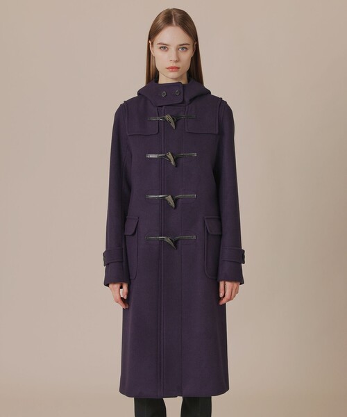 MACKINTOSH LONDON（マッキントッシュ ロンドン）の「【LERWICK/ラーウィック】ウールパイルメルトンダッフルコート（ダッフルコート・レディース・パープル系その他4・40/38）」の6枚目の写真