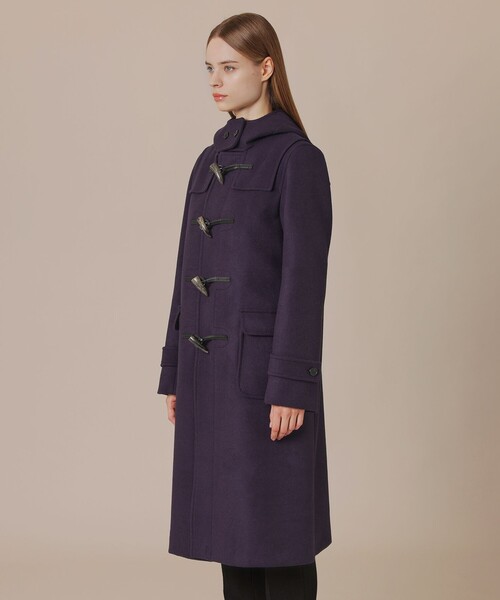 MACKINTOSH LONDON（マッキントッシュ ロンドン）の「【LERWICK/ラーウィック】ウールパイルメルトンダッフルコート（ダッフルコート・レディース・パープル系その他4・40/38）」の7枚目の写真