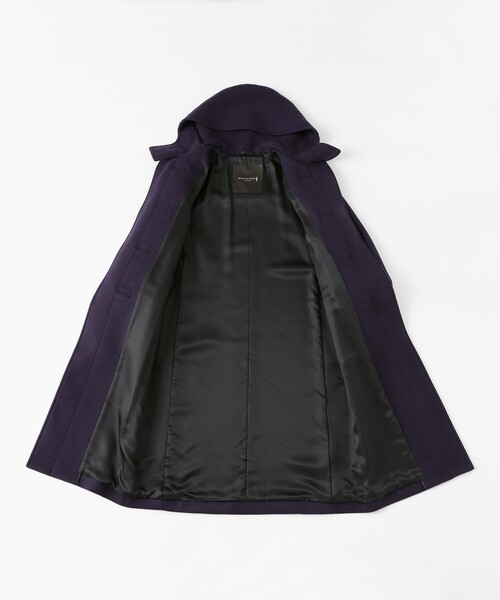 MACKINTOSH LONDON（マッキントッシュ ロンドン）の「【LERWICK/ラーウィック】ウールパイルメルトンダッフルコート（ダッフルコート・レディース・パープル系その他4・40/38）」の2枚目の写真