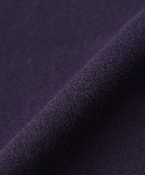 MACKINTOSH LONDON（マッキントッシュ ロンドン）の「【LERWICK/ラーウィック】ウールパイルメルトンダッフルコート（ダッフルコート・レディース・パープル系その他4・40/38）」の3枚目の写真