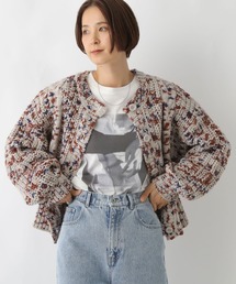 LEPSIM | 1.5ゲージスプレーMIXカーディガン　137518(ニット/セーター)