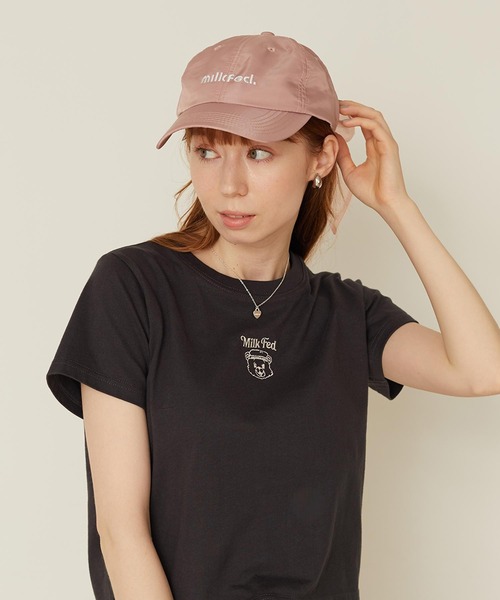 MILKFED.(ミルクフェド)の「BEAR COMPACT S/S TEE(Tシャツ/カットソー・レディース・オフホワイト/チャコール/ライトパープル・S/M)」の5枚目の写真