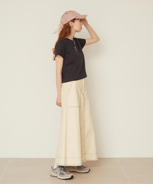 MILKFED.(ミルクフェド)の「BEAR COMPACT S/S TEE(Tシャツ/カットソー・レディース・オフホワイト/チャコール/ライトパープル・S/M)」の14枚目の写真
