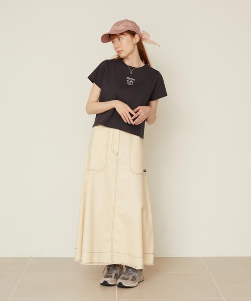 MILKFED.(ミルクフェド)の「BEAR COMPACT S/S TEE(Tシャツ/カットソー・レディース・オフホワイト/チャコール/ライトパープル・S/M)」の8枚目の写真