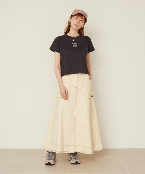 MILKFED.(ミルクフェド)の「BEAR COMPACT S/S TEE(Tシャツ/カットソー・レディース・オフホワイト/チャコール/ライトパープル・S/M)」の10枚目の写真
