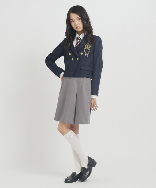 PINK-latte（ピンクラテ）の「【オケージョン・フォーマル】ダブル ジャケット（テーラードジャケット・キッズ・ネイビー/ベージュ/グレー・16/02/15 ）」の18枚目の写真