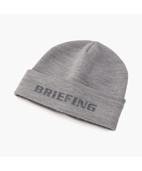 BRIEFING（ブリーフィング）の「MEN’S WR WOOL KNIT JQ LOGO BEANIE（キャップ・メンズ・ブラック/ホワイト/ネイビー/グレー・FREE）」の3枚目の写真
