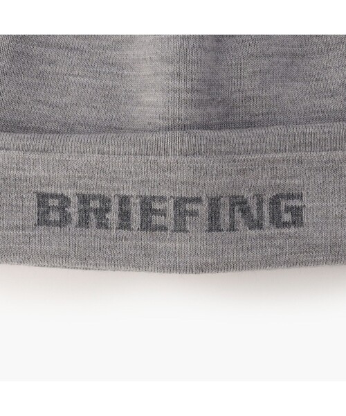BRIEFING（ブリーフィング）の「MEN’S WR WOOL KNIT JQ LOGO BEANIE（キャップ・メンズ・ブラック/ホワイト/ネイビー/グレー・FREE）」の9枚目の写真