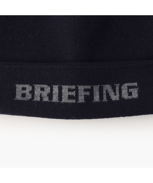 BRIEFING（ブリーフィング）の「MEN’S WR WOOL KNIT JQ LOGO BEANIE（キャップ・メンズ・ブラック/ホワイト/ネイビー/グレー・FREE）」の10枚目の写真