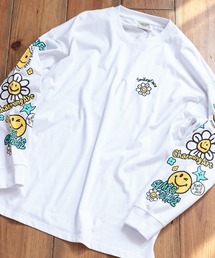 SMILEY FACE（スマイリーフェイス）の「【SMILEY FACE/スマイリーフェイス】袖プリントオーバーサイズロンT（Tシャツ/カットソー・メンズ）」