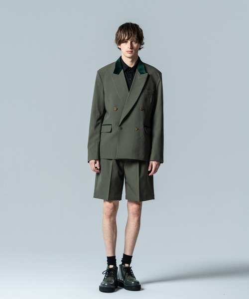 glamb（グラム）の「Montmartre Tailored Jacket / モンマルトルテーラードジャケット（テーラードジャケット・メンズ・ブラック/カーキ/インディゴブルー・S/M/L）」の13枚目の写真