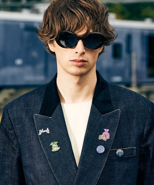 glamb（グラム）の「Montmartre Tailored Jacket / モンマルトルテーラードジャケット（テーラードジャケット・メンズ・ブラック/カーキ/インディゴブルー・S/M/L）」の15枚目の写真