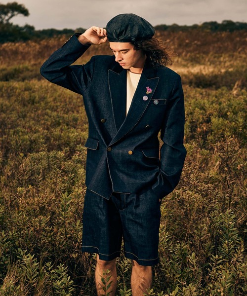 glamb（グラム）の「Montmartre Tailored Jacket / モンマルトルテーラードジャケット（テーラードジャケット・メンズ・ブラック/カーキ/インディゴブルー・S/M/L）」の17枚目の写真