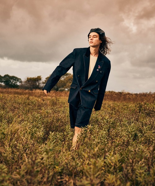 glamb（グラム）の「Montmartre Tailored Jacket / モンマルトルテーラードジャケット（テーラードジャケット・メンズ・ブラック/カーキ/インディゴブルー・S/M/L）」の18枚目の写真