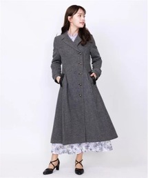 axes femme | 連釦テーラーカラーコート(ダッフルコート)
