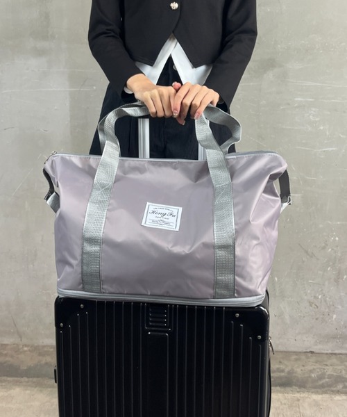 セール】大容量 折り畳み 2段階拡張 トラベルバッグ（ボストンバッグ