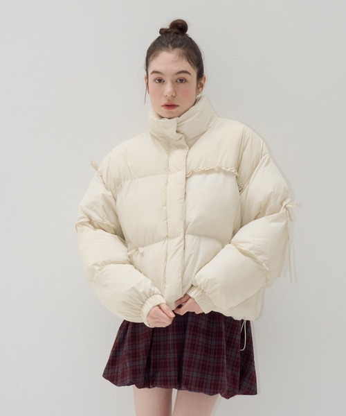 muguet ミュゲ ダウンジャケット muguet（ミュゲ）の「big love down jacket（ダウンジャケット