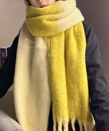 ダウン」に該当するマフラー（イエロー/黄色系）ファッション通販