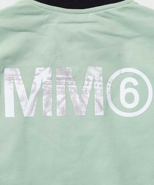 MM6 Maison Margiela(エムエムシックス メゾン マルジェラ)の「MM6 Maison Margiela(エムエムシックス メゾン マルジェラ)Kids & Junior バックブランドロゴジップアップブルゾン(ブルゾン・キッズ・ピンク/ライトグリーン・14Y/16Y/12Y)」の11枚目の写真