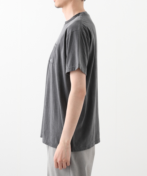 TODAY edition(トゥデイエディション)の「【TODAY edition / トゥデイエディション】SS TEE(Tシャツ/カットソー・メンズ・チャコールグレー・SMALL/MEDIUM/LARGE)」の6枚目の写真