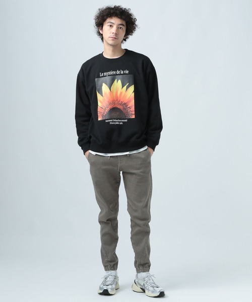 BAYFLOW（ベイフロー）の「裏毛フォトスウェット（スウェット・メンズ・ブラック/オフホワイト/グレー・MEDIUM/LARGE）」の9枚目の写真