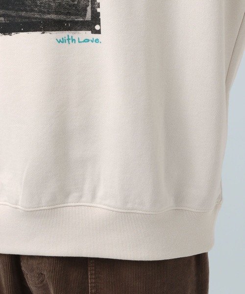 BAYFLOW（ベイフロー）の「裏毛フォトスウェット（スウェット・メンズ・ブラック/オフホワイト/グレー・MEDIUM/LARGE）」の16枚目の写真