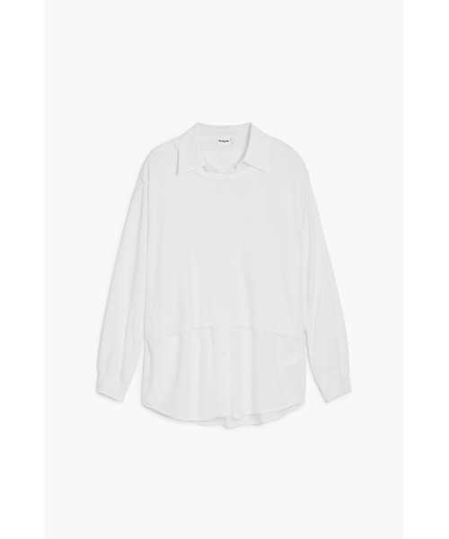 Desigual(デシグアル)の「HITE シャツロングスリーブ(シャツ/ブラウス・レディース・ホワイト・M/S/XS/XL/L)」の6枚目の写真