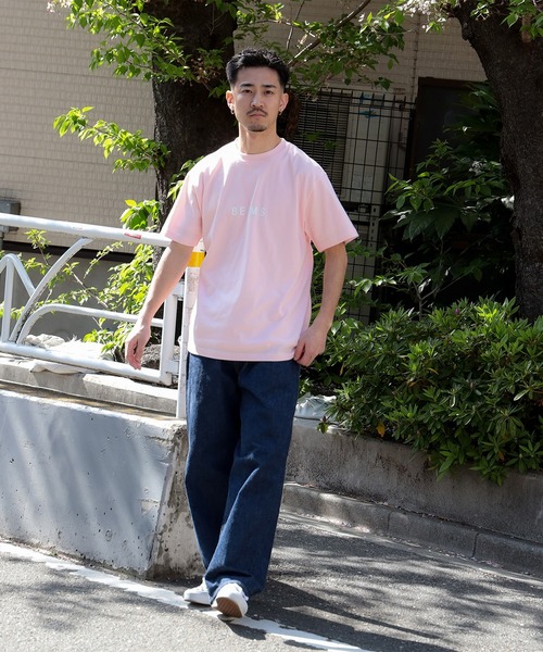 BEAMS（ビームス）の「BEAMS / ロゴ Tシャツ 25SS（Tシャツ/カットソー・レディース・ピンク/ブルー・LARGE/SMALL/XX-LARGE/X-LARGE/MEDIUM）」の16枚目の写真
