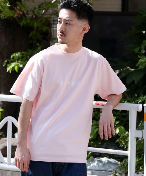 BEAMS（ビームス）の「BEAMS / ロゴ Tシャツ 25SS（Tシャツ/カットソー・レディース・ピンク/ブルー・LARGE/SMALL/XX-LARGE/X-LARGE/MEDIUM）」の19枚目の写真