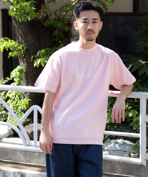 BEAMS（ビームス）の「BEAMS / ロゴ Tシャツ 25SS（Tシャツ/カットソー・レディース・ピンク/ブルー・LARGE/SMALL/XX-LARGE/X-LARGE/MEDIUM）」の20枚目の写真